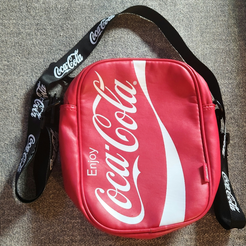 COCA COLA shoulder bag small red color